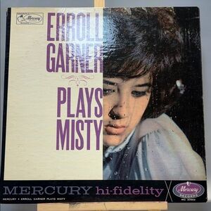 Erroll Garner Plays Misty Vinyl Record - Black and Purple